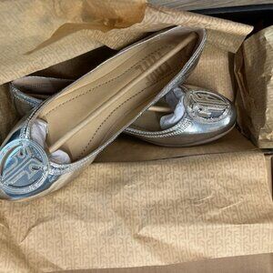Silver Flat Shoes - Frye